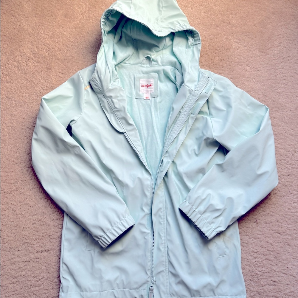 Cat and Jacket Girls Light Raincoat